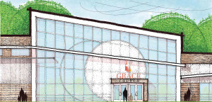 Grace Church Entry rendering