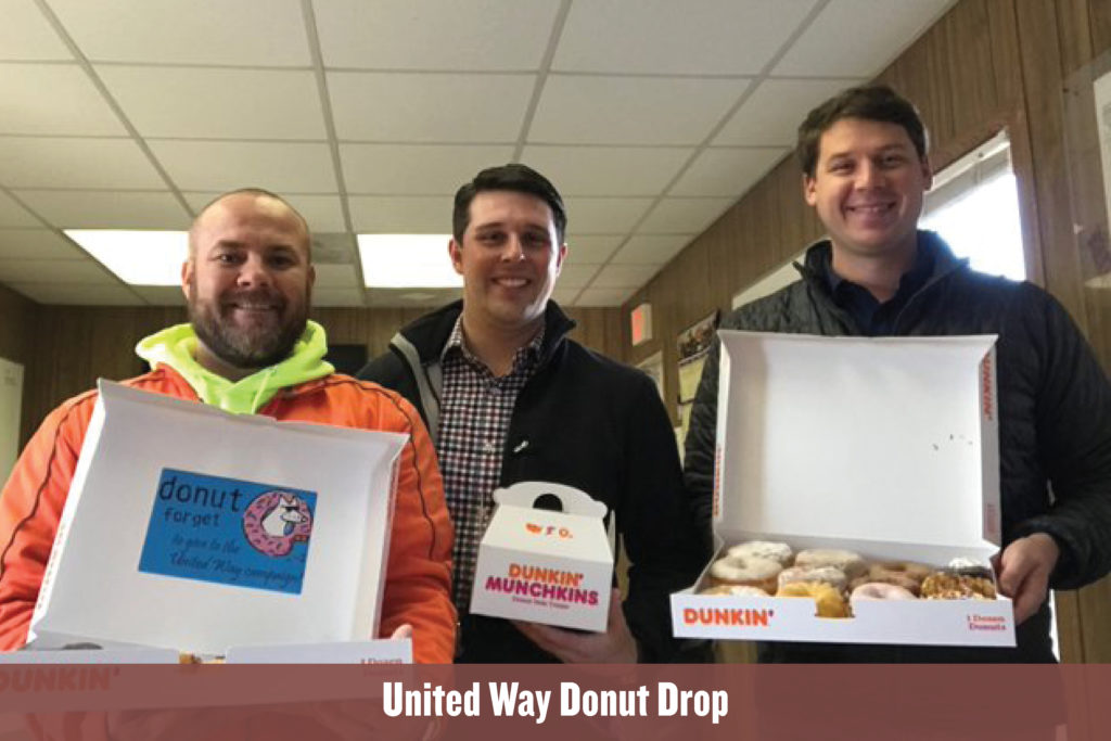 Shiel Sexton Southeast Region participates in "Donut Drop" in support for United Way of Central Carolinas.